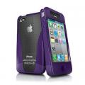 iSkin ����ӥ͡�����󥱡��� solo Vu for iPhone4 Purple SOLOVU4-PE������̵���ۡ�iPhone�������