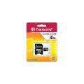Transcend �ȥ�󥻥�� microSDHC CLASS4 4GB �ʵ��ݾ� �ޥ�����SD������ TS4GUSDHC4�ڥ᡼���زġ�