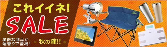 これイイネ!セール!秋の陣