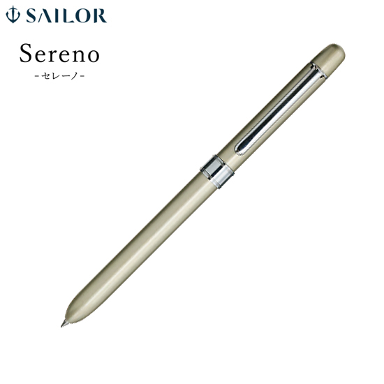 【限定】 セーラー万年筆 Pensiero ペンシエロ Sereno セレーノ（２色ボールペン＋シャープペンシル） 16-0385-279 【メール便可】