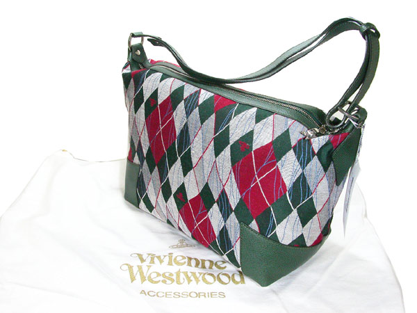 Vivienne Westwood �����������󥦥����ȥ��å� �ϥ�ɥХå� 3375-NEWARGYLE-VERDE������̵���ۡ�