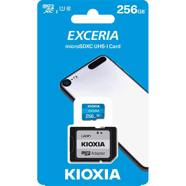 KIOXIA ()  microSD  Exceria microSDXC U1 R100 C10 եHD ®ɤ߼ 100MB/s 256GB LMEX1L256GG2ڥ᡼̵ۡ256GB