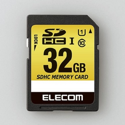 ELECOM エレコム SDHCカード 32GB (sb)【送料無料】 （品番：MF-CASD032GU11A）商品詳細【こまもの本舗】