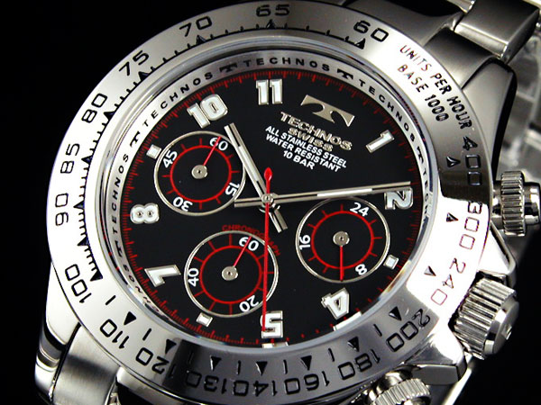 TECHNOS テクノス メンズ 腕時計 クロノグラフ T3032TB 価格比較: 白川道議会議員のブログ