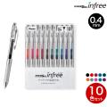 ڤƤ Pentel 륤󥭥ܡڥ ʡ륤ե꡼ 0.4mm ڥ᡼زġ