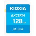 KIOXIA キオクシア(旧東芝)  SDカード Exceria SDXC　U1 R100 C10 フルHD 高速読み取り 100MB/s 128GB LNEX1L128GG4【メール便可】
