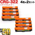 CRG-322BLK (2652B001)、CRG-322CYN (2650B001)、CRG-322MAG (2648B001)、CRG-322YEL (2646B001)の画像