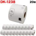 �֥饶���� �ԡ����å� DK�ץ쥫�åȥ�٥� (��Ǯ��) DK-1238 �ߴ��� ����ɽ���ѥ�٥� �� 62mm��75mm 500������ 20�ĥ��åȡ�����̵���ۡ�