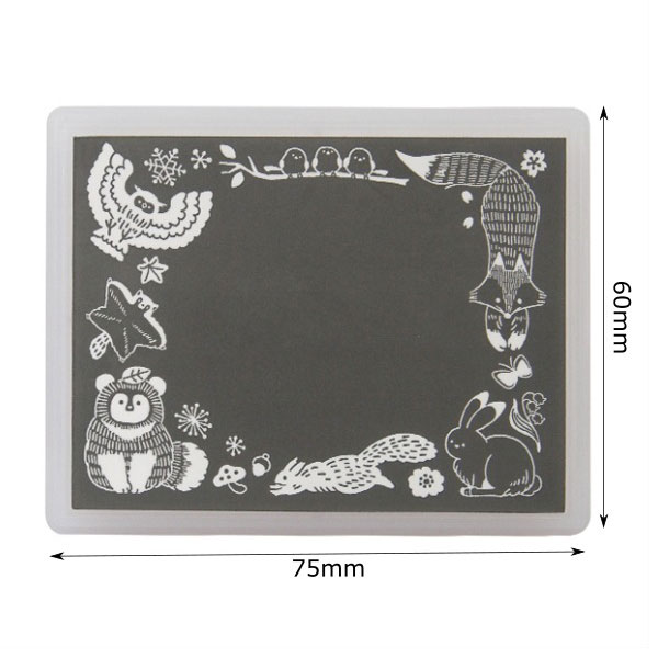こどものかお KONOIRO stamp このいろスタンプ  森の動物 1805-005【メール便可】　森の動物