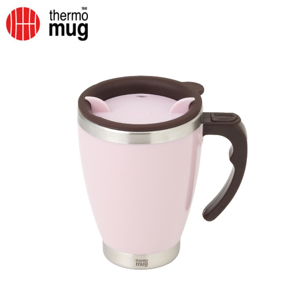 thermo mug サーモマグ ラウンドマグ 400ml ピンク