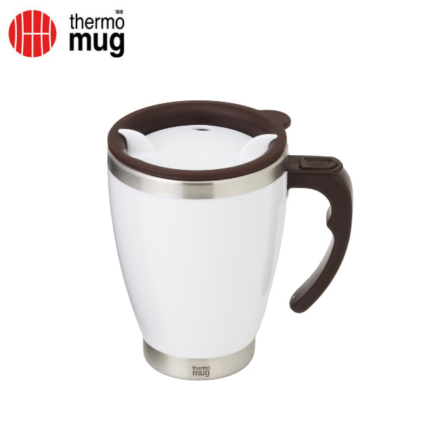 thermo mug サーモマグ ラウンドマグ 400ml ホワイト