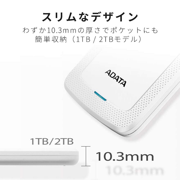 ADATA  դ ݡ֥  HDD 2.5 External HV3002TBAHV300-2TU31̵ۡۥ磻ȤΤ