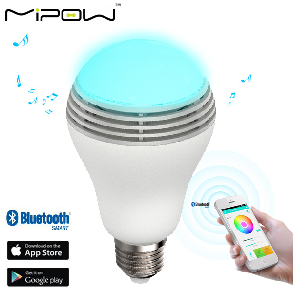 MiPow PLAY BULB スピーカー内臓 Bluetooth LED SMARTライト BTL100C (sb)【送料無料】