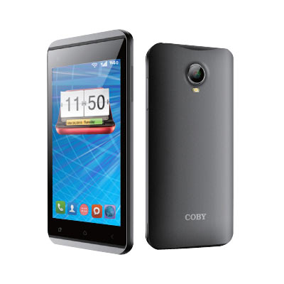 COBY SIM フリー 4.5インチデュアルSIMスマートフォン ブラック CBP-G45-B (sb)【送料無料】