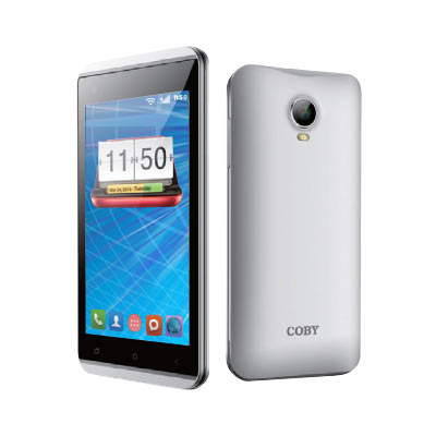 COBY SIM フリー 4.5インチデュアルSIMスマートフォン ホワイト CBP-G45-W (sb)【送料無料】