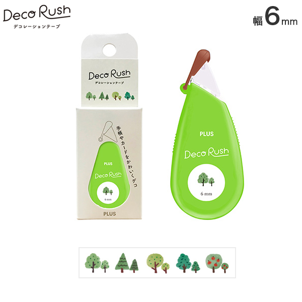 PLUS プラス Deco Rush デコラッシュ 6mm 森 52-066 【メール便可】 森（品番：DC-060-17）商品詳細【こまもの本舗】