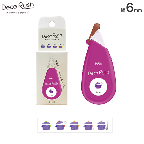 PLUS プラス Deco Rush デコラッシュ 6mm 料理 52-070 【メール便可】 料理（品番：DC-060-21）商品詳細【こまもの本舗】