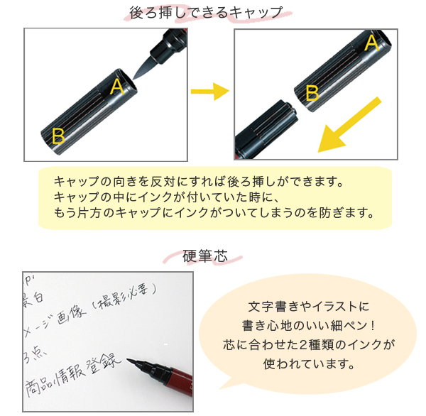 呉竹 Kuretake くれ竹筆ぺん 二本立かぶら 55号【メール便可】 （品番