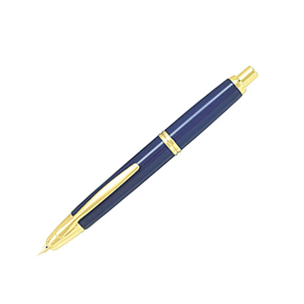 取り寄せ品】PILOT パイロット Capless キャップレス 万年筆【送料無料】 ゴールドダークブルー（品番：FC-15SR -DL）商品詳細【こまもの本舗】