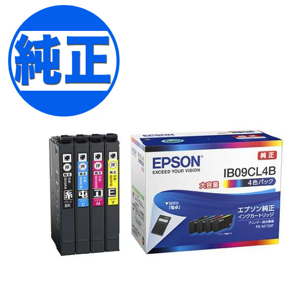 ڽ󥯡EPSON  IB09 󥯥ȥå  4å IB09CL4B̵ۡ4å