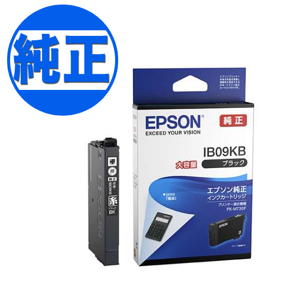 【純正インク】EPSON 純正インク IB09 インクカートリッジ 大容量 ブラック IB09KB【メール便送料無料】 ブラック（品番