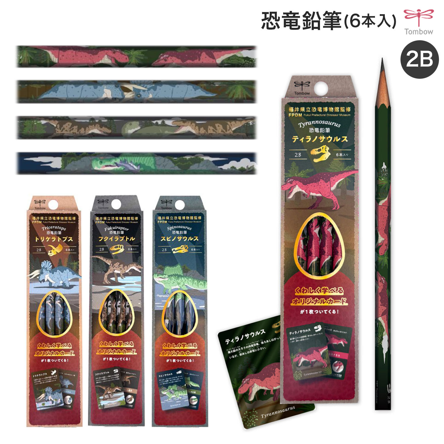 �ڸ���ۥȥ�ܱ�ɮ Tombow ��ε��ɮ 6�� 2B 6����  KP-KKY0�ڥ᡼���زġۡ���4�狼������