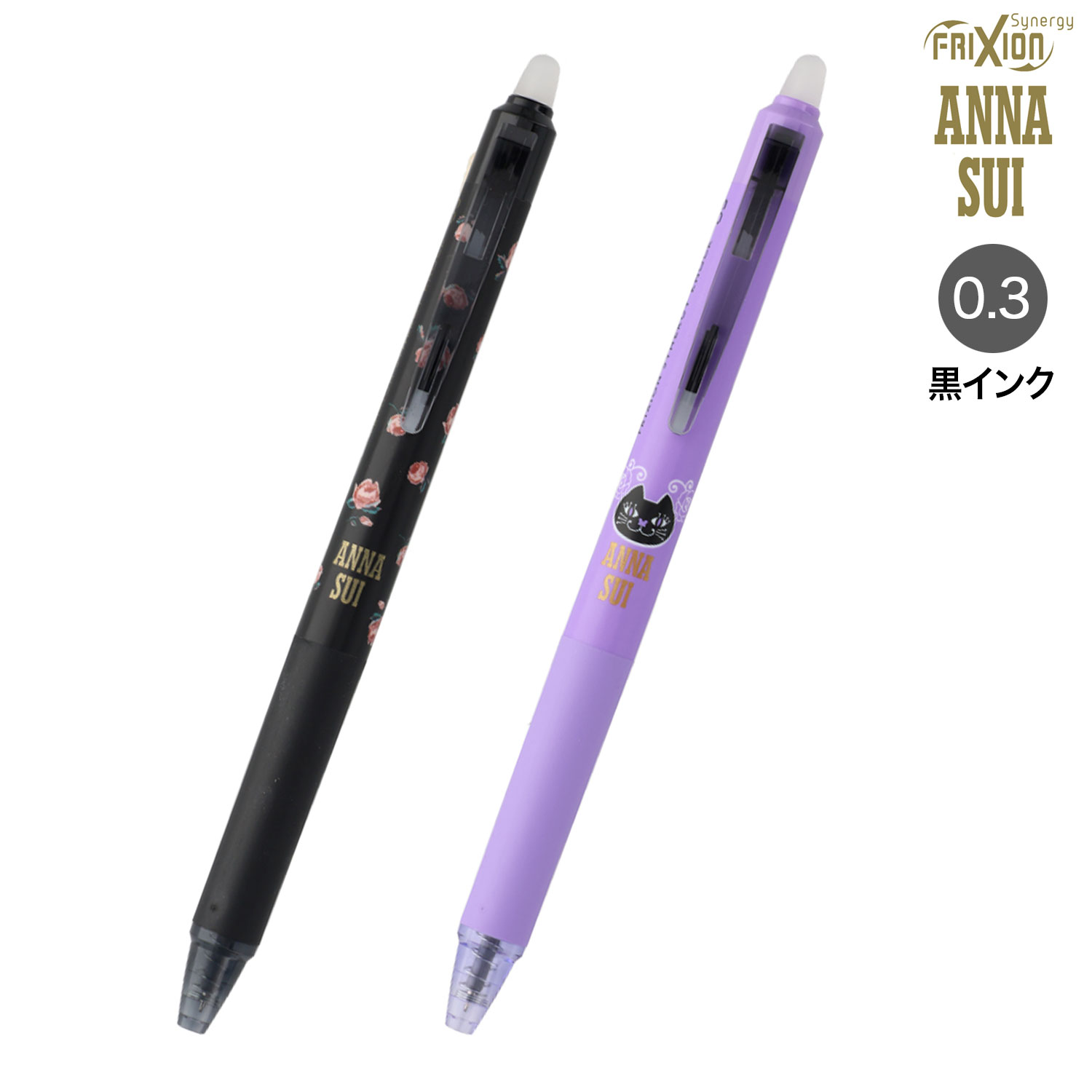 ڸPILOT ѥå FRIXION SYNERGY KNOCK 0.3 եꥯ󥷥ʥΥå ANNA SUI LFSK-13AS25ڥ᡼زġۡ2狼