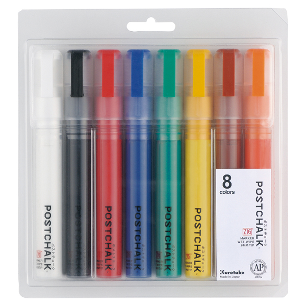 ڼʡ۸ ZIG POSTCHALK MARKER WET-WIPE 6MM TIP ١å 8å POST-500A/8VAڥ᡼زġۡ١å8å