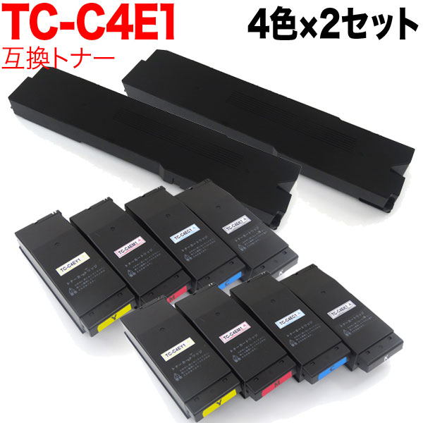 純正品OKI 沖電気 トナーカートリッジ TC-C4EC1 シアン ２本セット - 1