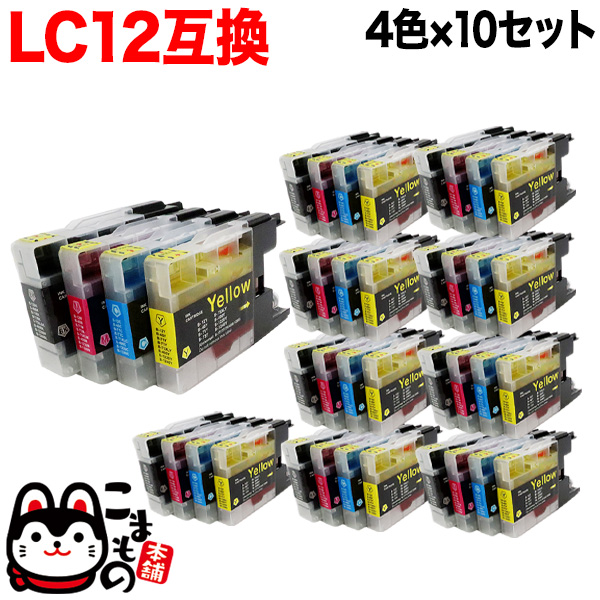 ڥP03LC12-4PK ֥饶 LC12 ߴ 410å ֥å̵ۡ410å(BK)