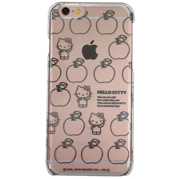 【大処分セール】ハローキティ iPhone6s/6対応シェルジャケット リンゴ【メール便送料無料】　リンゴ