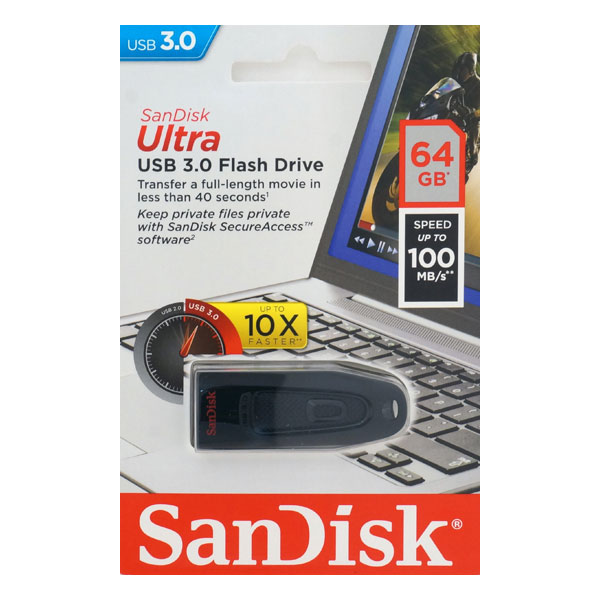 SanDisk (サンディスク) Ultra USBメモリ 64GB USB3.0