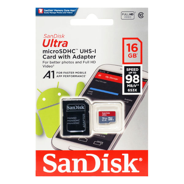 Sandisk サンディスク Ultra Microsdhcカード 16gb Class10 Uhs I 英語パッケージ メール便送料無料 16gb 品番 Sdsquar 016g Gn6ma 商品詳細 こまもの本舗
