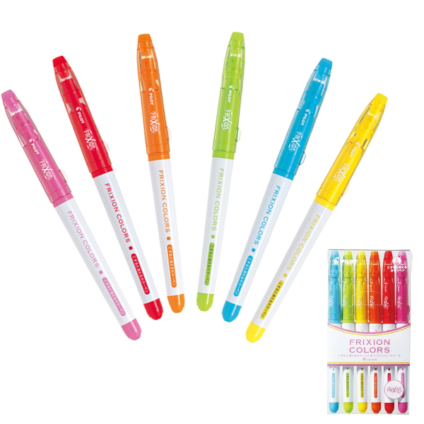 PILOT ѥå FRIXION  COLORS եꥯ󥫥顼 6åȡڥ᡼زġ  6å