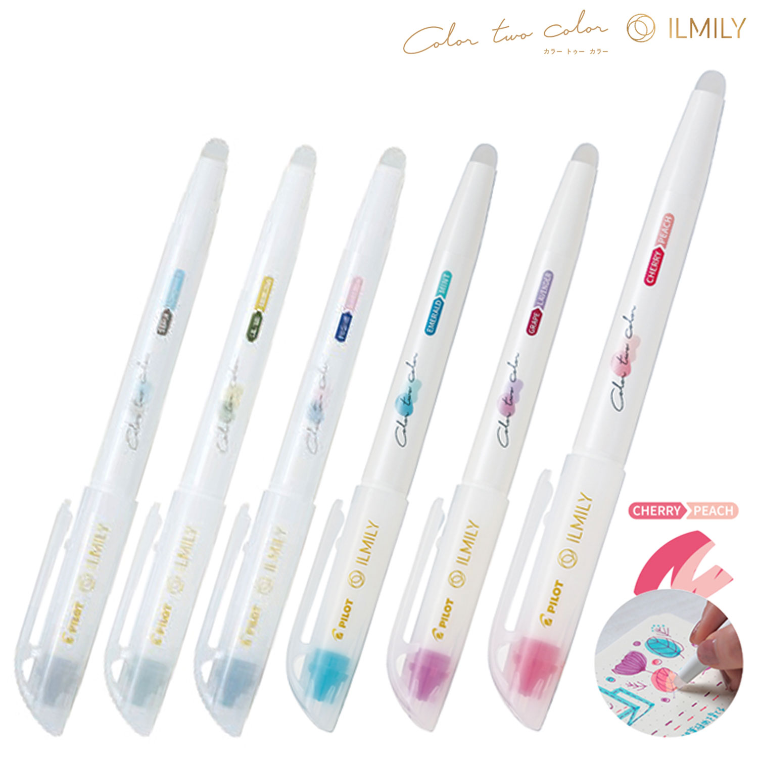 PILOT ѥå ߥ꡼ ILMILY  Color two color ޡ  SIL-15SLڥ᡼زġۡ6