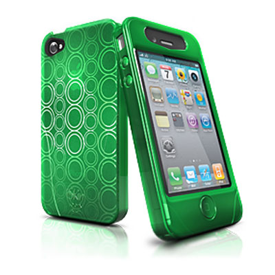 iSkin ソフトケース solo FX for iPhone4 Green SOLOFX4-GN