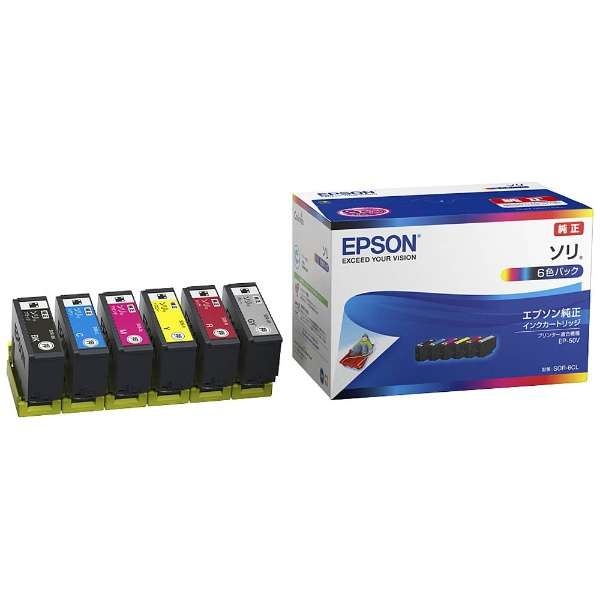 ڽ󥯡EPSON  SOR()󥯥ȥå 6å SOR-6CL̵ۡ6å