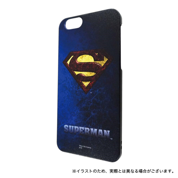 スーパーマン iPhone6s ／ iPhone6 対応シェルジャケット ロゴ 【メール便送料無料】　ロゴ