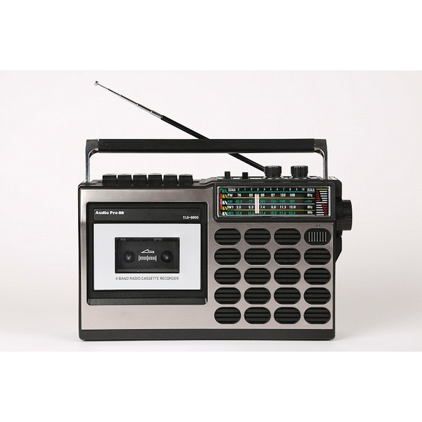 とうしょう 昭和の思い出ラジカセ TLS-8800(sb)【送料無料】