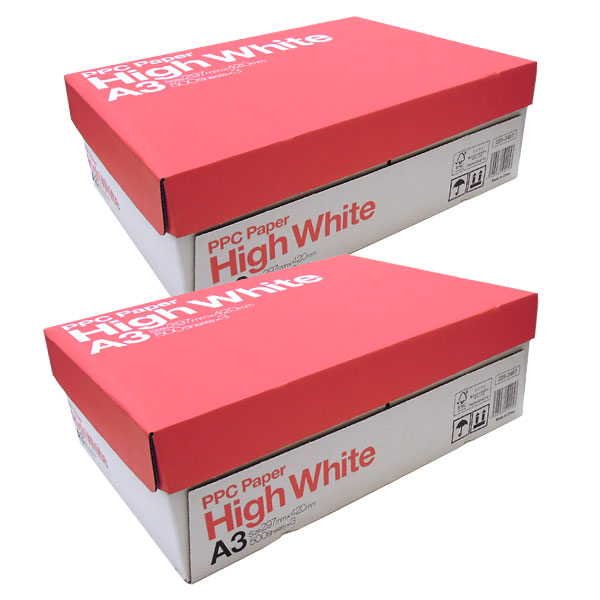 High White 高品質 高白色 コピー用紙 A3 500枚 6冊 3000枚 送料無料 メーカー直送品 A3 3000枚 品番 Tmc Hw A3 商品詳細 こまもの本舗