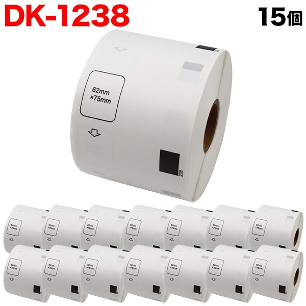 �֥饶���� �ԡ����å� DK�ץ쥫�åȥ�٥� (��Ǯ��) DK-1238 �ߴ��� ����ɽ���ѥ�٥� �� 62mm��75mm 500������ 15�ĥ��åȡ�����̵���ۡ�