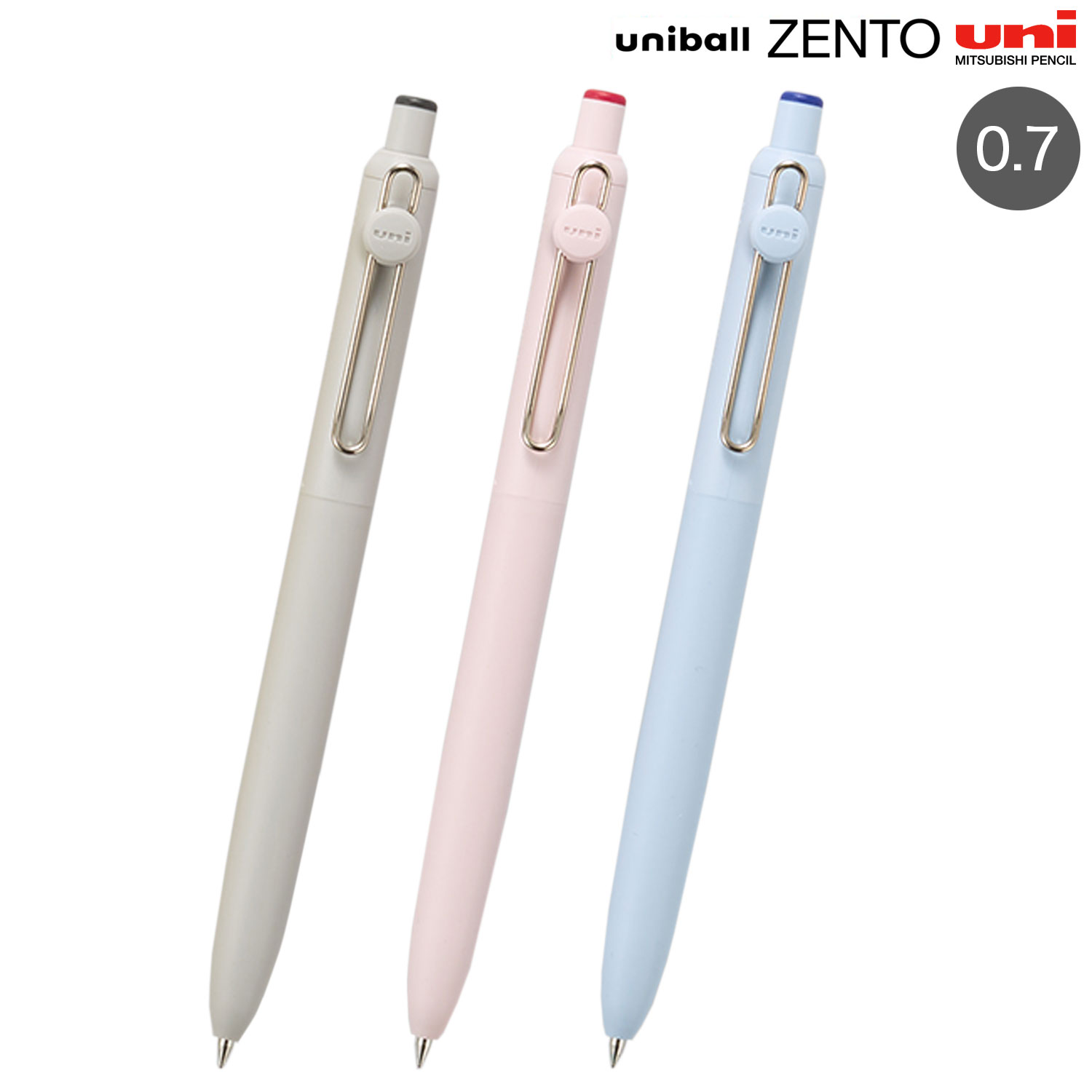 ��ɩ��ɮ uniball ZENTO ��˥ܡ��� ����� �١����å���ǥ� 0.7  UBN-ZS-07�ڥ᡼���زġۡ���3����������