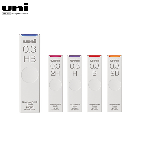 三菱鉛筆 uni ユニ シャープ芯 0.3mm UL-S-0.3-25【メール便可】 全5種から選択（品番：ULS0325）商品詳細【こまもの本舗】