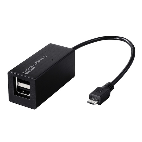 サンワサプライ Android専用USBハブ USB-2H201BK (sb) 【送料無料】